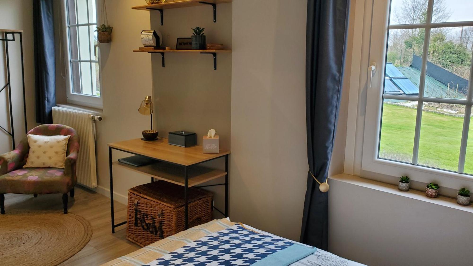 Vieille Fermette Bnb Chambre Prive Waben Buitenkant foto