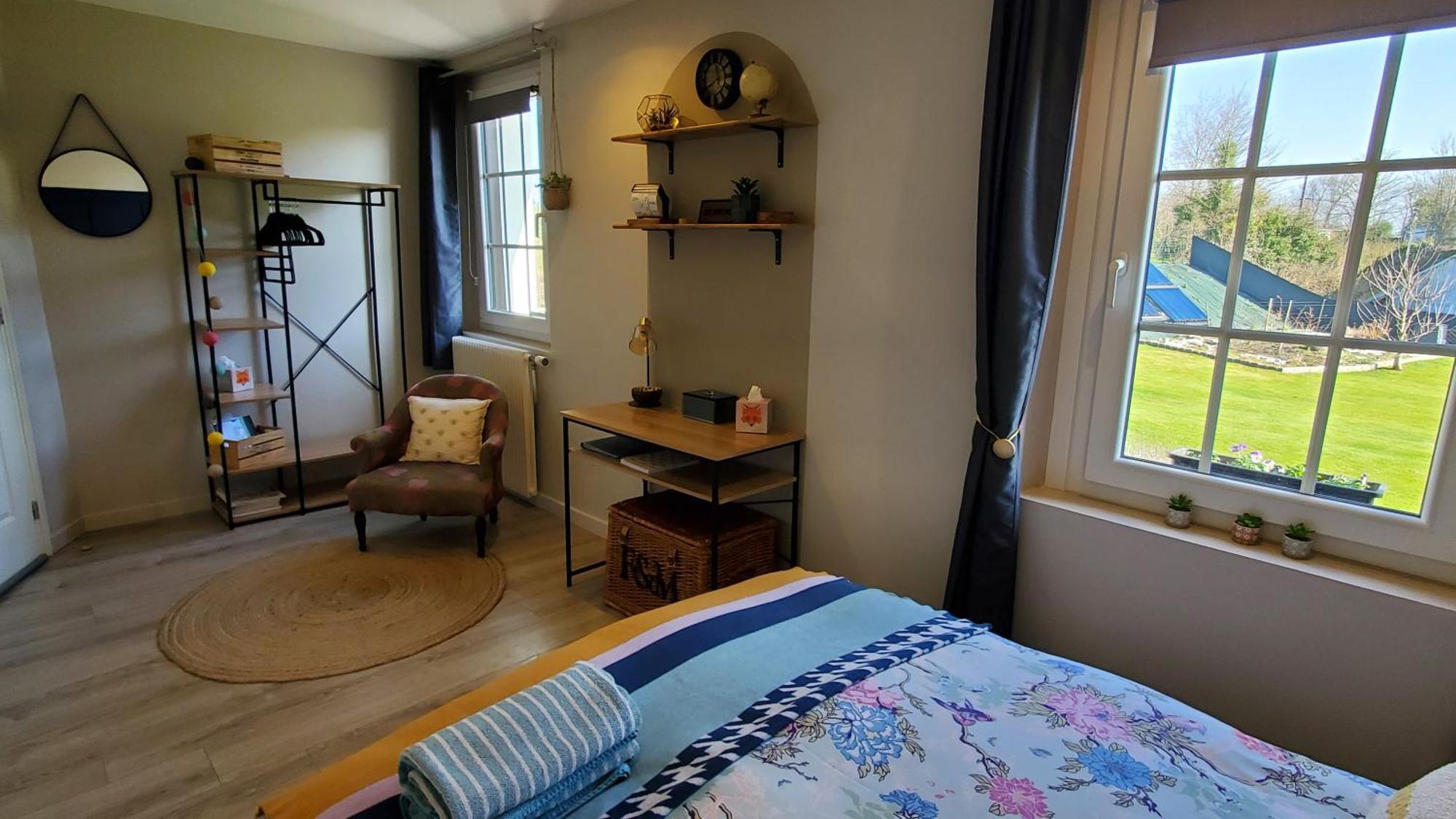 Vieille Fermette Bnb Chambre Prive Waben Buitenkant foto